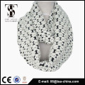 2015 new design wholesale knitted round neck scarf